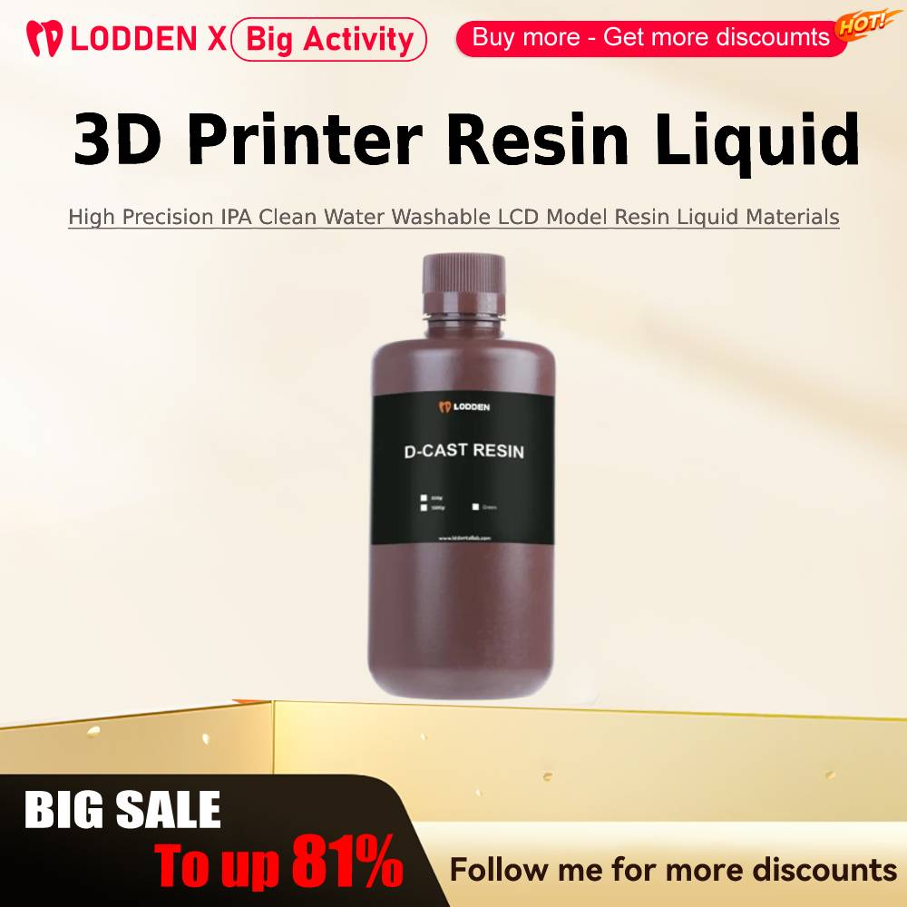 3D Printing Pdf - Lodden 3D Printer Resin Liquid 385/405nm