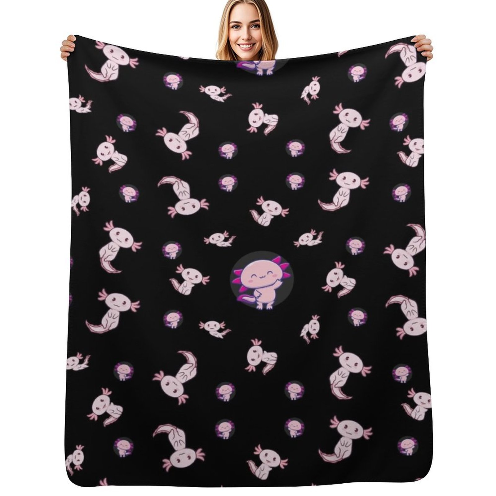 3D Printing Questions - i axolotl questions Throw Blanket Plush