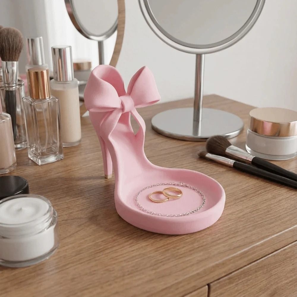 3D Printing Ring Holder - Portable 3D Printed High Heel Jewelry