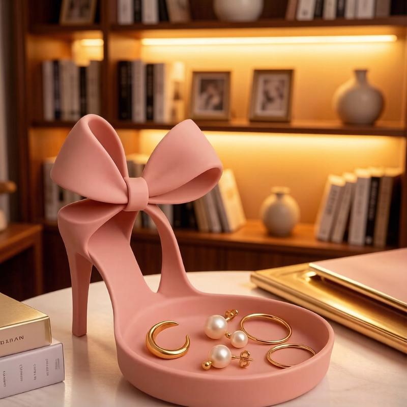 3D Printing Ring Holder - 【IIOO】3D Printed High Heel Jewelry Tray