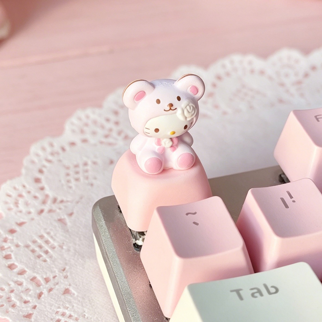 Kawaii Sanrios Keycaps Cute 3D - 3D Printing Keycaps 评论和价格