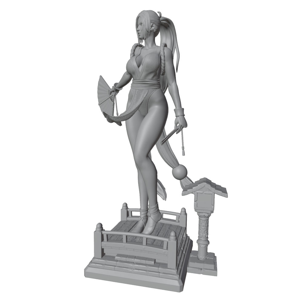 1/24 Sexy Long-Haired Girl Min - 3D Printing App 评论和价格