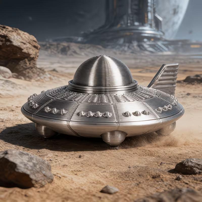 3D Printed UFO Figurines Retro - 3D Printing App 评论和价格