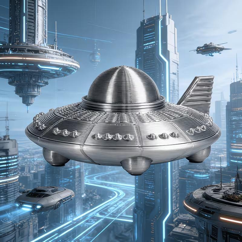 3D Printed UFO Figurines Retro - 3D Printing App 评论和价格