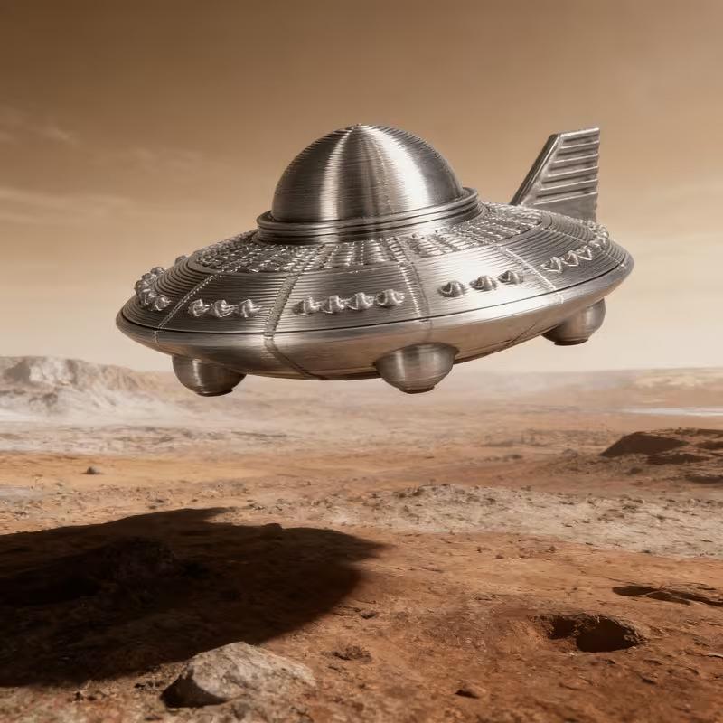 3D Printed UFO Figurines Retro - 3D Printing App 评论和价格