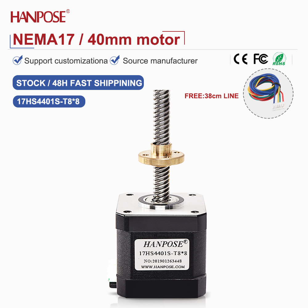 Two Phase Four Wire NEMA17 Scr - Lead Screw Stepper 评论和价格