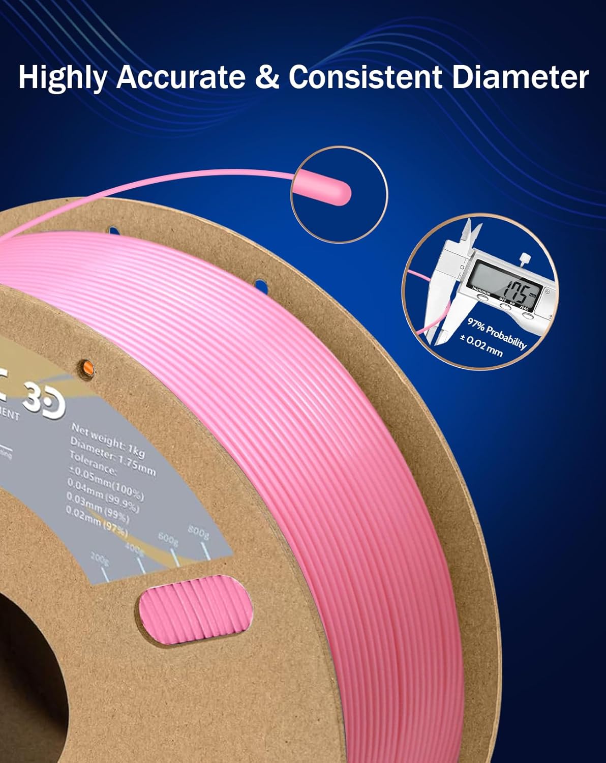 TPU pink  3D Printer Filament  - Pla Filament 1.75Mm 评论和价格