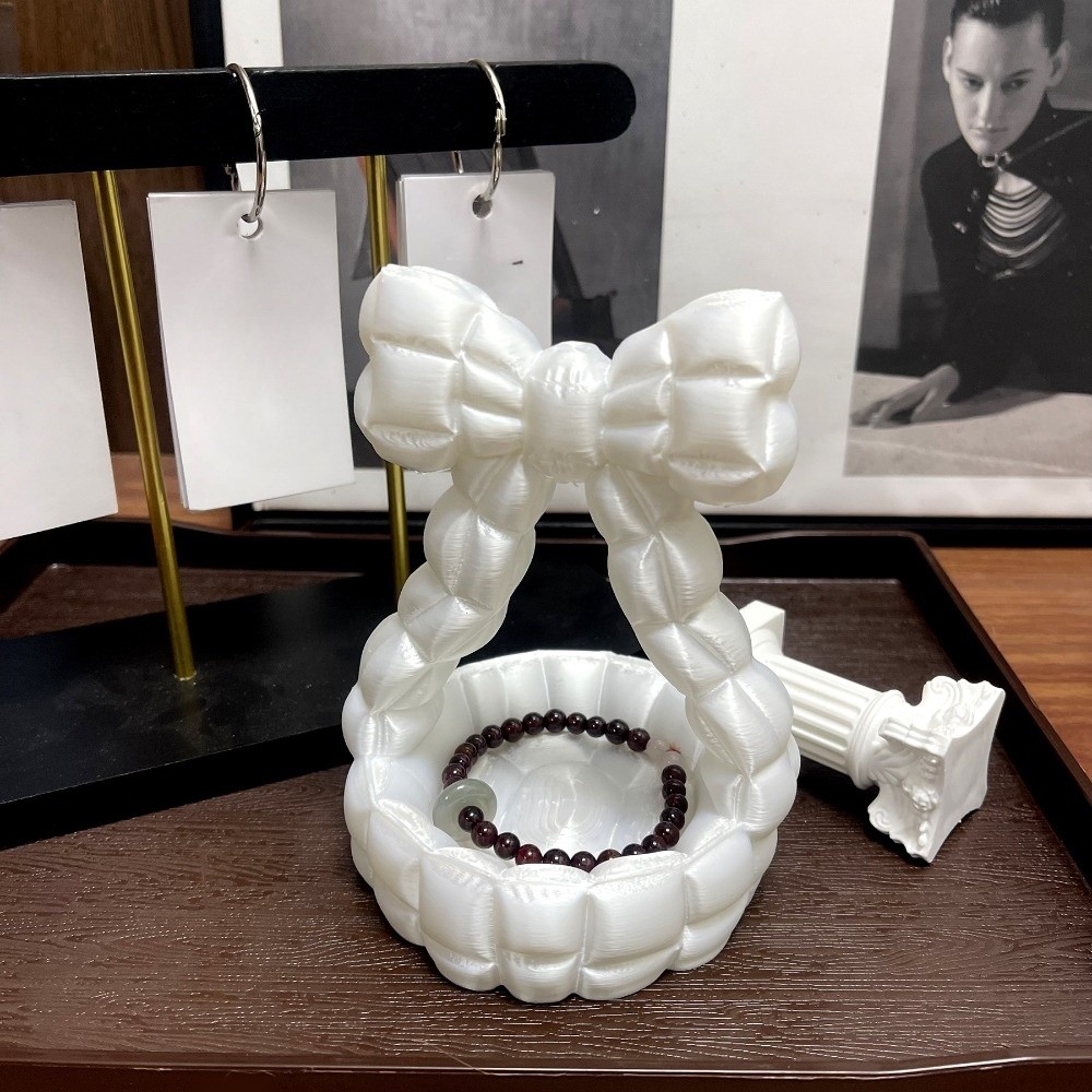 Elegant Bow 3D Printed Jewelry - 3D Printing Ring Holder 评论和价格