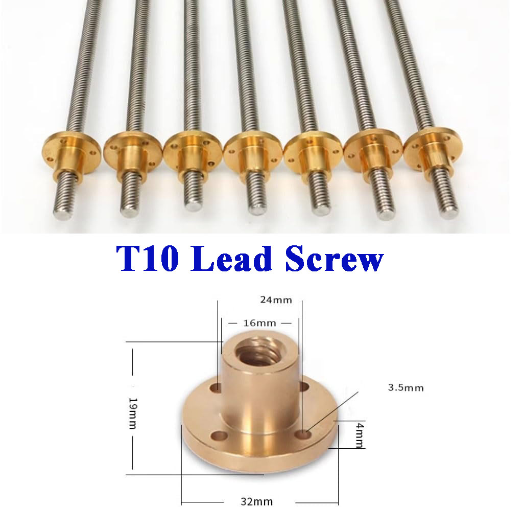 T10 Lead Screw 304 Stainless S - Lead Screw Stepper 评论和价格