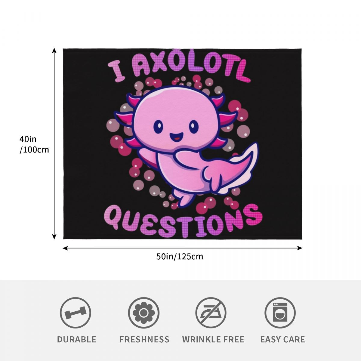 i axolotl questions Throw Blan - 3D Printing Questions 评论和价格