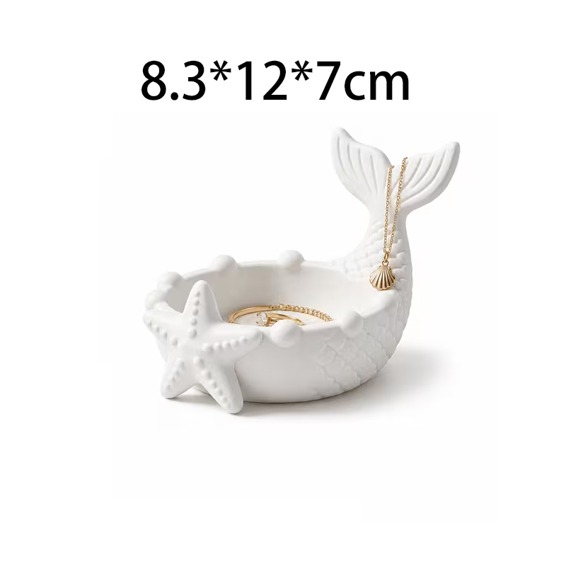 3D Printed White Mermaid Tail  - 3D Printing Ring Holder 评论和价格