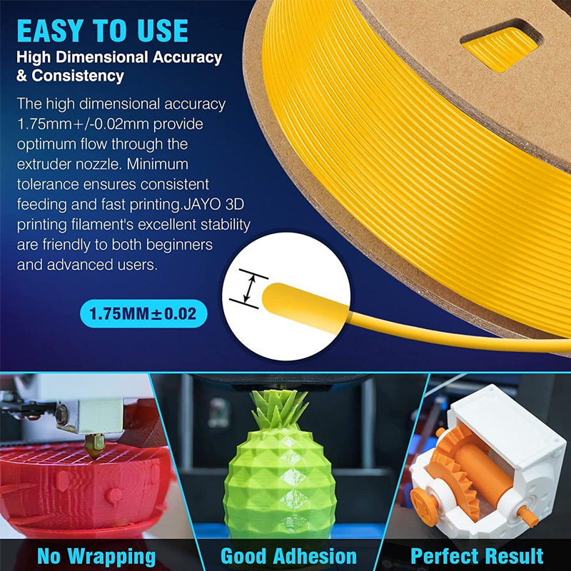 JAYO 3D Printer PLA/PETG/PLA+  - Pla Filament 1.75Mm 评论和价格