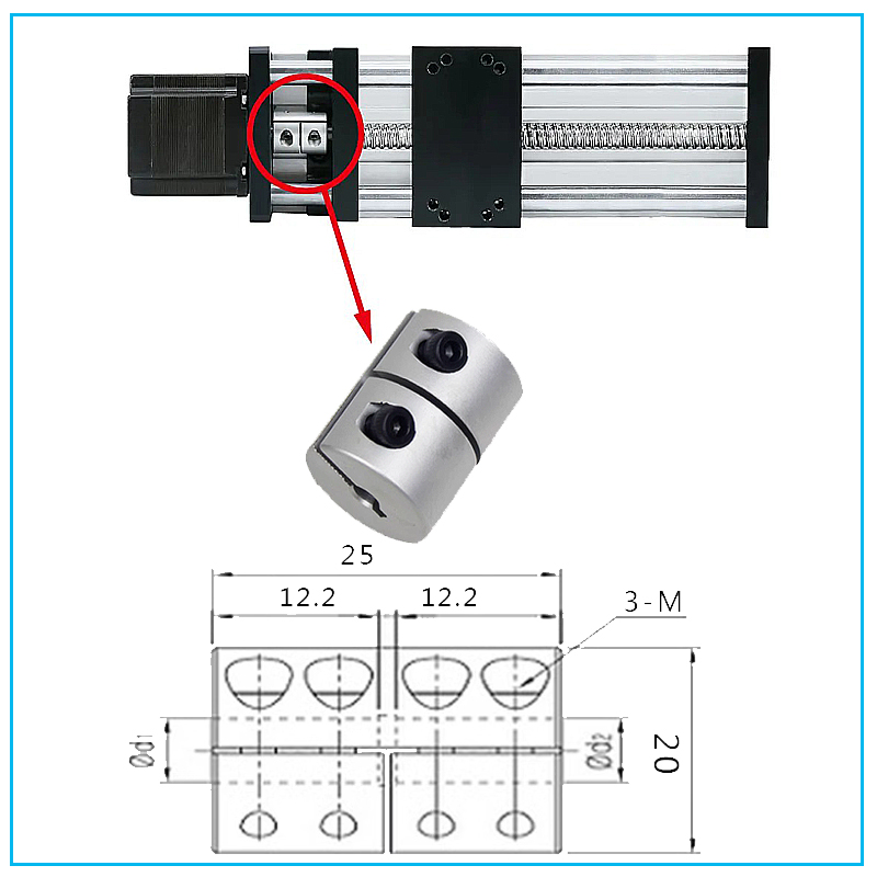 5pcs 3D Printer T8 Lead Screw  - Lead Screw Stepper 评论和价格