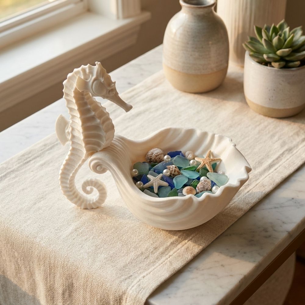 3D Printed Seahorse-Shaped Sto - 3D Printing Ring Holder 评论和价格