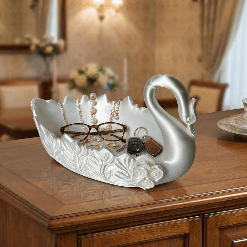 3D Printed Swan Shaped Jewelry - 3D Printing Ring Holder 评论和价格