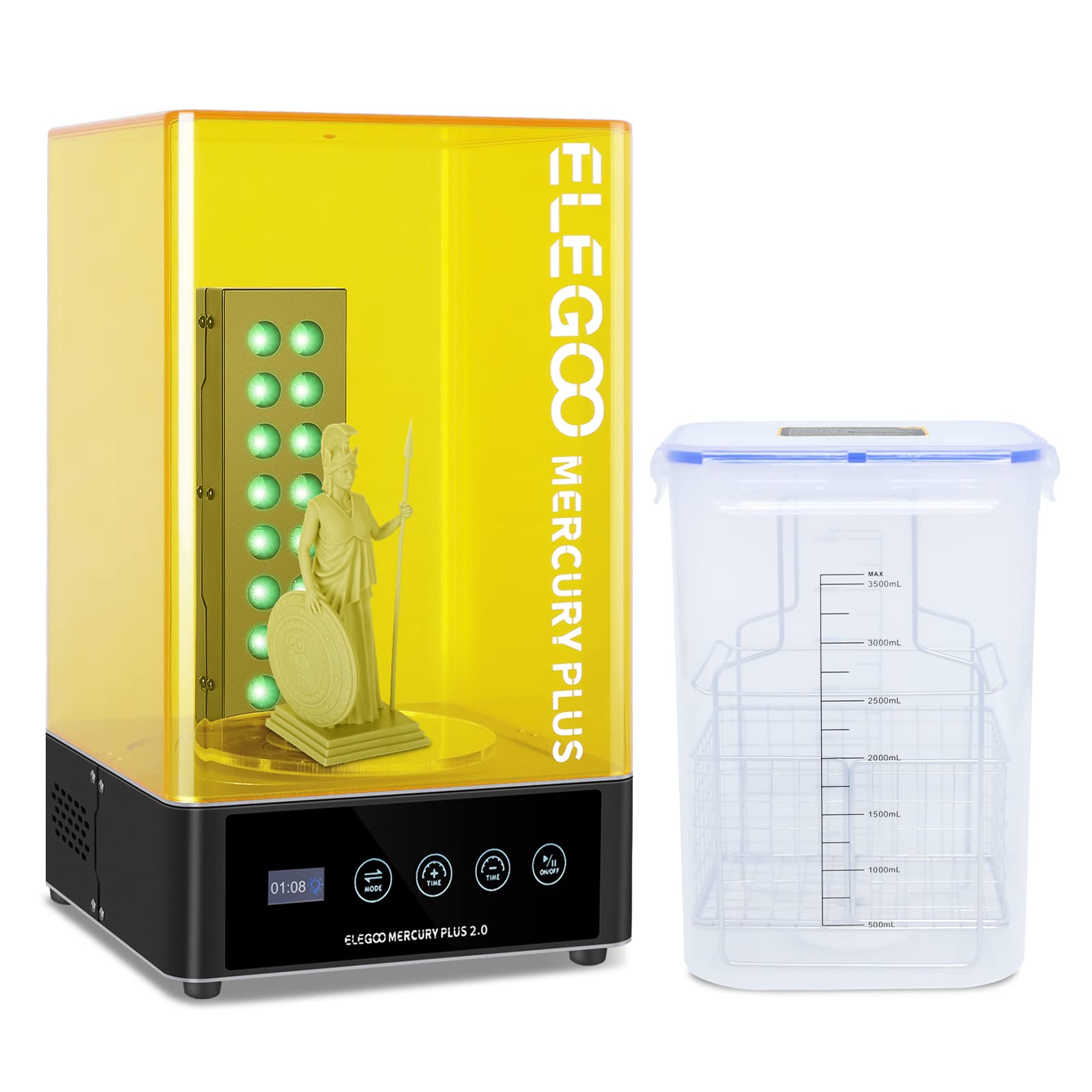 ELEGOO   Plus 2.0 Wash and Cur - 3D Printing Machine 评论和价格