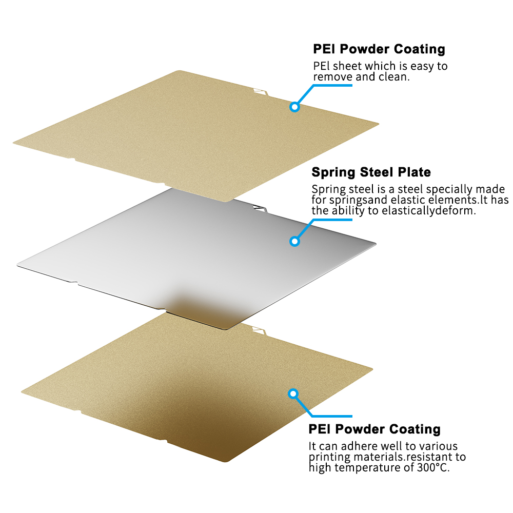 For Anycubic Kobra S1 Plate Pe - Pei Sheet 评论和价格