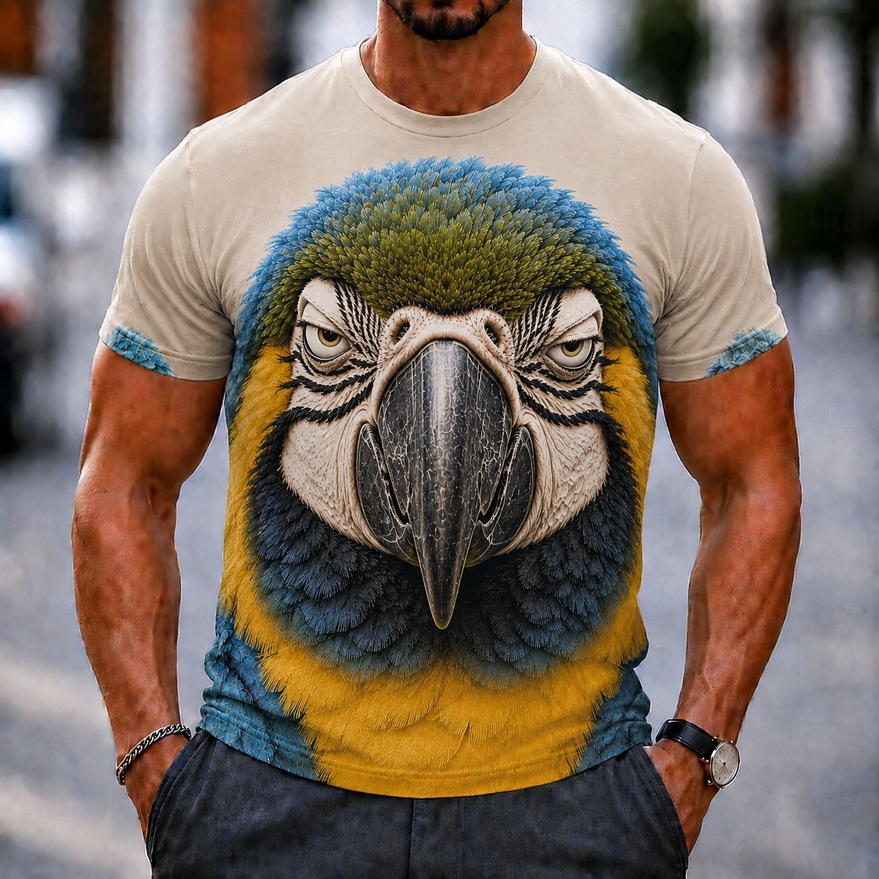 Men's Spring Summer 3D Printed - 3D Printing Questions 评论和价格