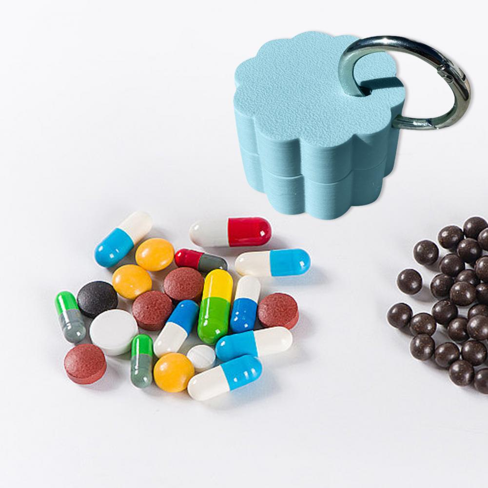 Keychain Pill Box Waterproof C - 3D Printing Ring Holder 评论和价格