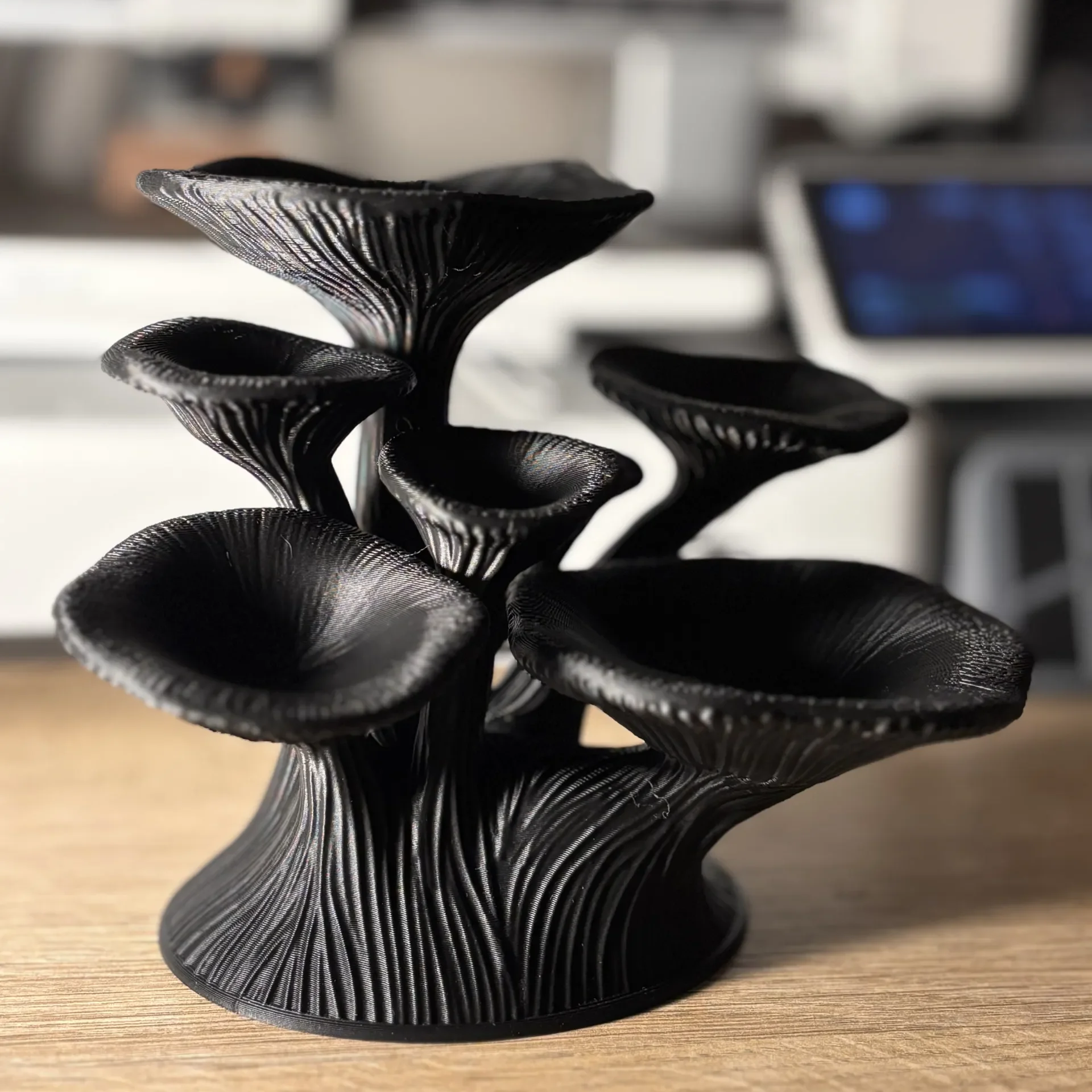3D Printed Mushroom Shape Shel - 3D Printing Ring Holder 评论和价格