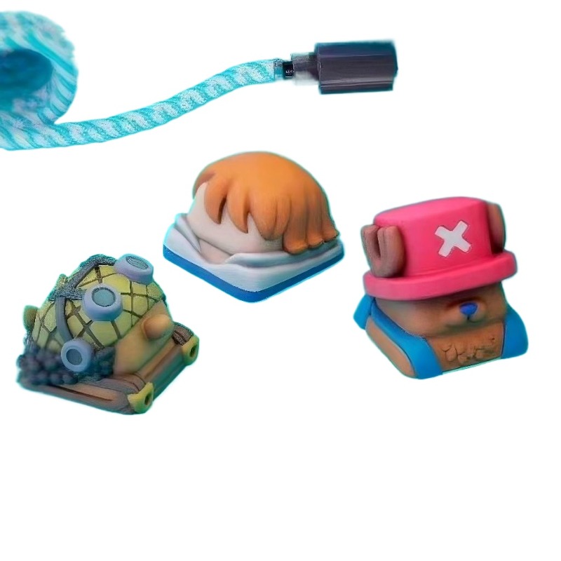 One Piece Chopper Nami anime c - 3D Printing Keycaps 评论和价格