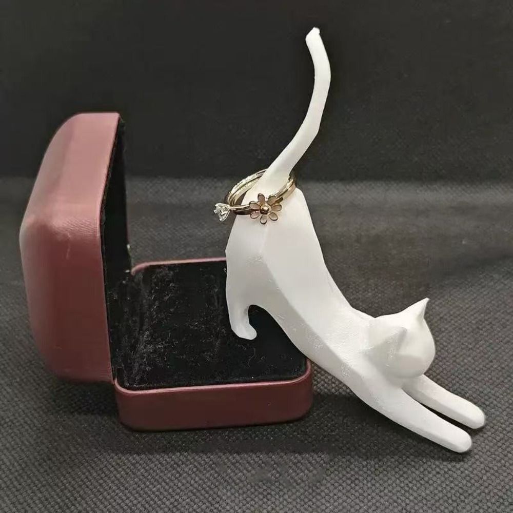 Mini Kitten Ring Storage Rack  - 3D Print Isopropyl Alcohol 评论和价格
