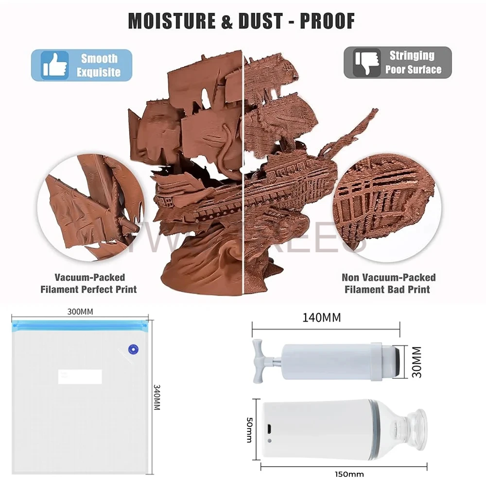 3D Print Vacuum Bag Filament D - Petg Filament 评论和价格