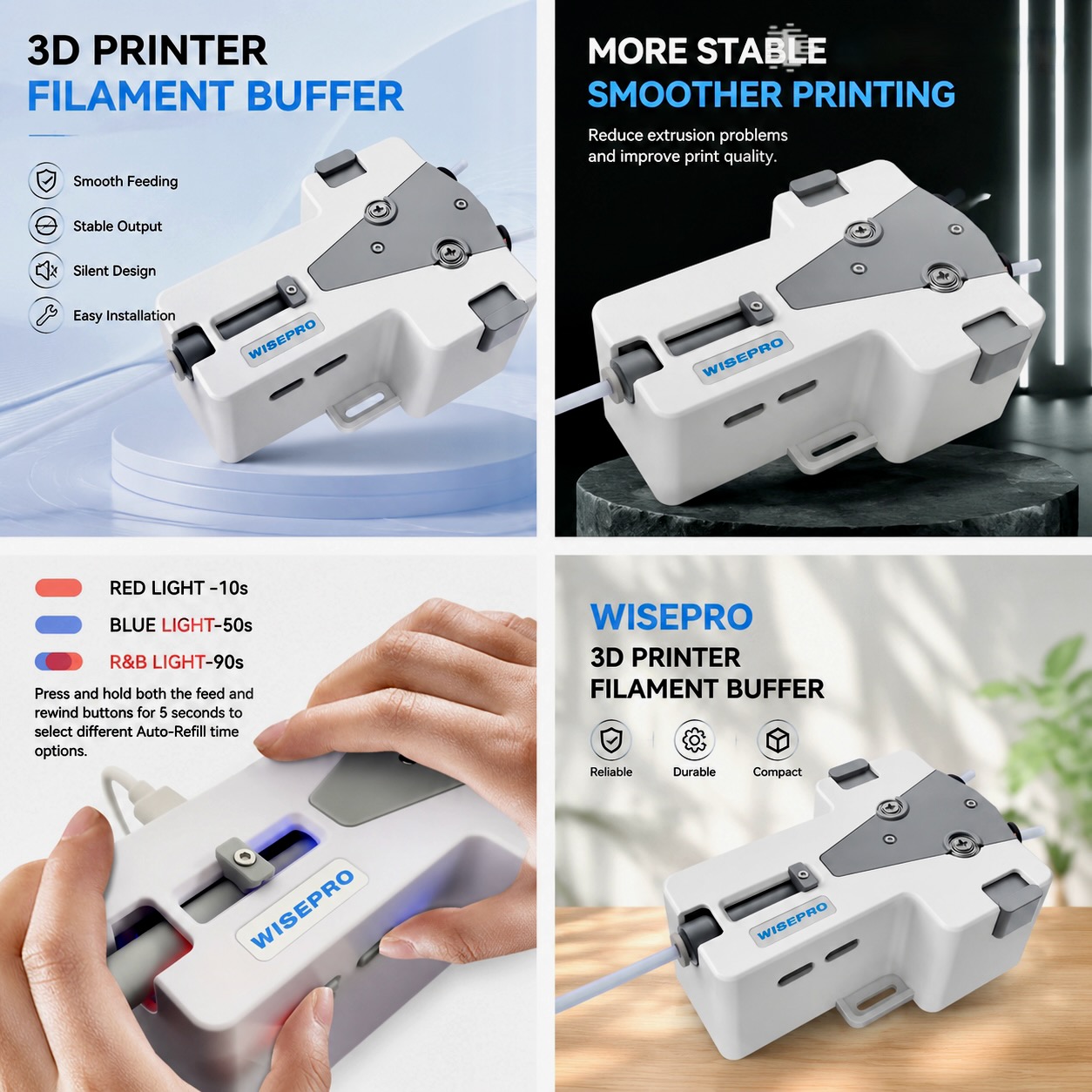WISEPRO 3D Printer Filament Ta - Pla Filament 1.75Mm 评论和价格