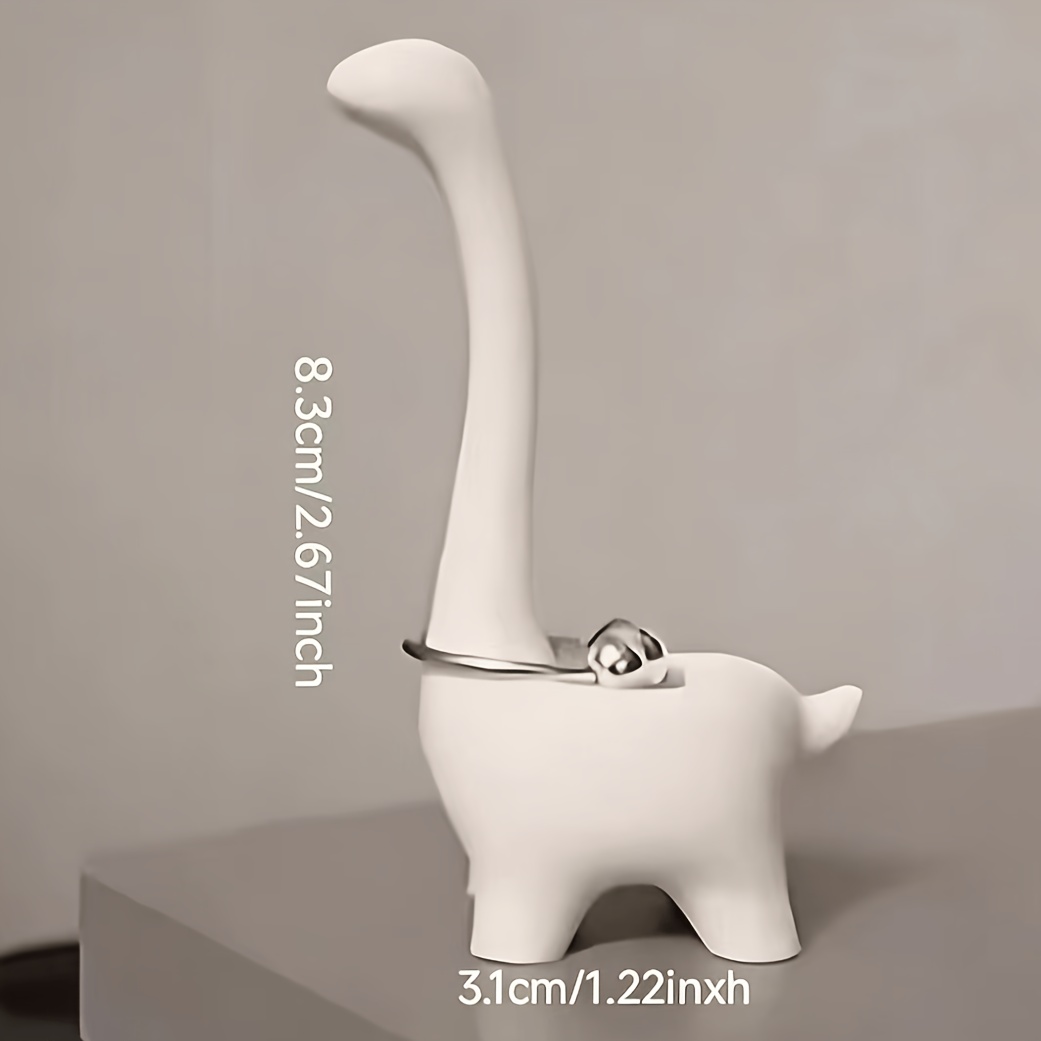 2Pcs Simple Long-Necked Dinosa - 3D Printing Ring Holder 评论和价格