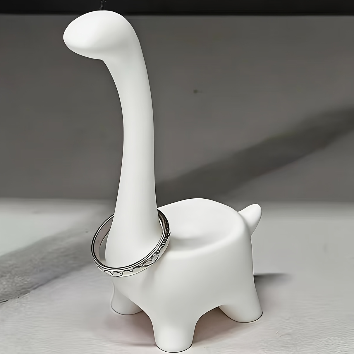 2Pcs Simple Long-Necked Dinosa - 3D Printing Ring Holder 评论和价格